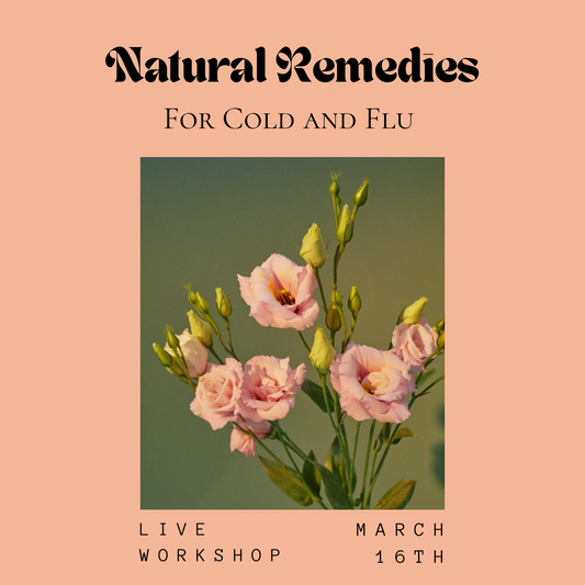 Natural Remedies for the Cold and Flu Workshop